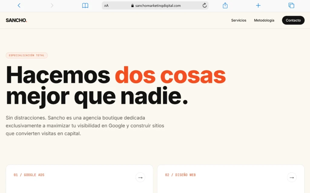 Sancho Marketing Digital